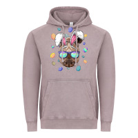 Vintage Zinc rhino easter bunny ears funny easter eggs hunting sweatshirt Vintage Hoodie - linhVisuals
