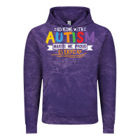 Cloud Purple someone with autism makes me proud Vintage Hoodie - linhVisuals