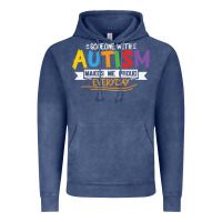 Vintage Denim someone with autism makes me proud Vintage Hoodie - linhVisuals