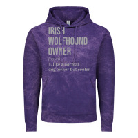 Cloud Purple irish wolfhound dog funny classic Vintage Hoodie - linhVisuals