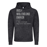 Vintage Black irish wolfhound dog funny classic Vintage Hoodie - linhVisuals