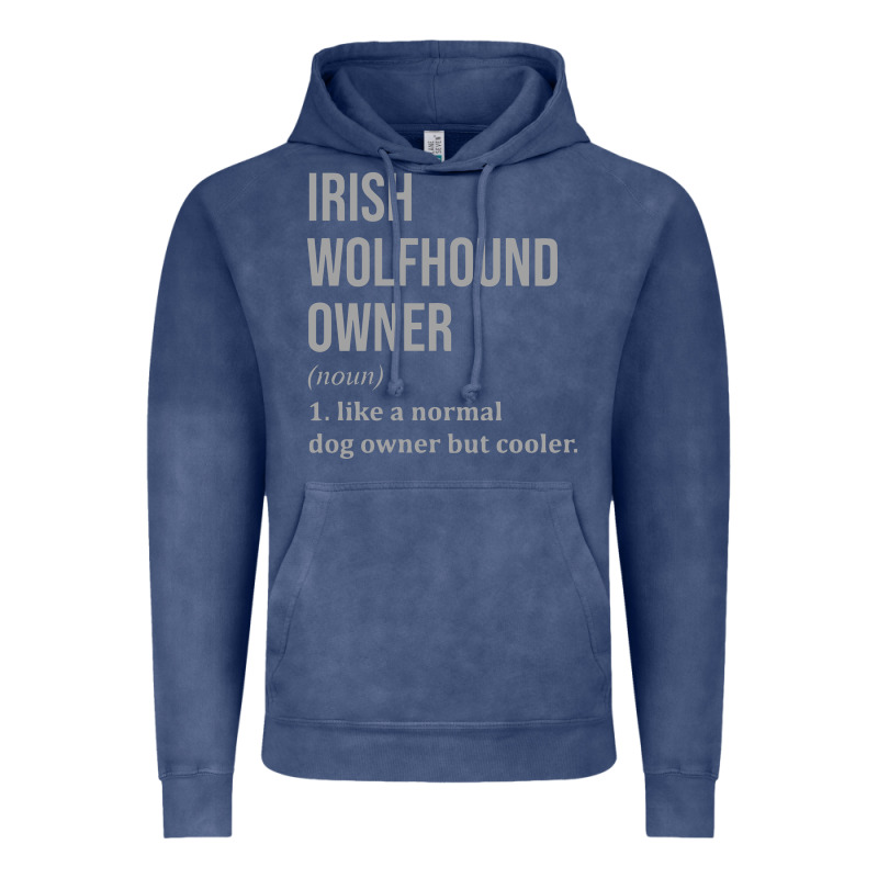 Irish Wolfhound Dog Funny Classic Vintage Hoodie by linhVisuals | Teevron
