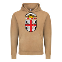 Vintage Camel brown university coat of arms Vintage Hoodie - linhVisuals