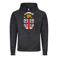 Vintage Black brown university coat of arms Vintage Hoodie - linhVisuals