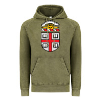 Vintage Olive brown university coat of arms Vintage Hoodie - linhVisuals