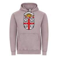 Vintage Zinc brown university coat of arms Vintage Hoodie - linhVisuals