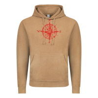 Vintage Camel compass Vintage Hoodie - linhVisuals