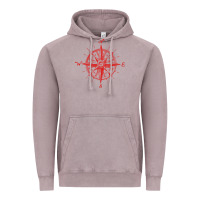 Vintage Zinc compass Vintage Hoodie - linhVisuals