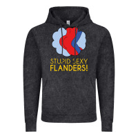 Vintage Black stupid sexy flanders! Vintage Hoodie - linhVisuals