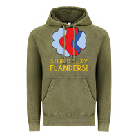 Vintage Olive stupid sexy flanders! Vintage Hoodie - linhVisuals