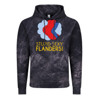 Cloud Black stupid sexy flanders! Vintage Hoodie - linhVisuals