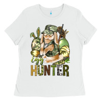 White Egg Hunter Ladies Tee - BundleAndBundleShop