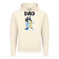 Vintage Artic Bluey Dad Vintage Hoodie - linhVisuals