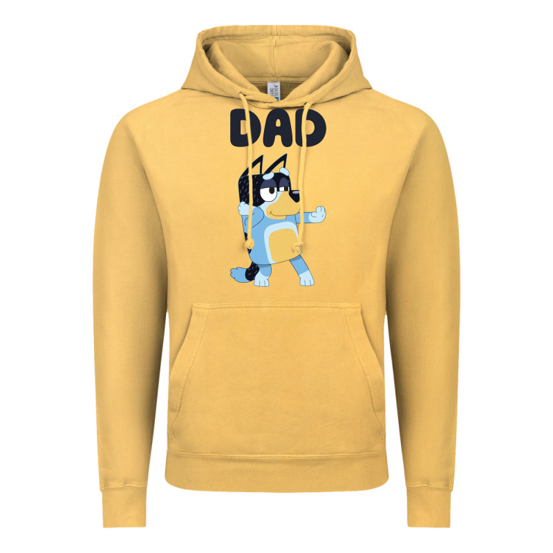 Bluey Dad Vintage Hoodie by linhVisuals | Teevron