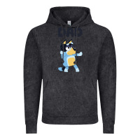 Vintage Black Bluey Dad Vintage Hoodie - linhVisuals