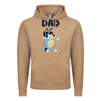 Vintage Coffee Bluey Dad Vintage Hoodie - linhVisuals