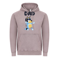 Vintage Zinc Bluey Dad Vintage Hoodie - linhVisuals