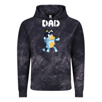 Cloud Black Bluey Dad Vintage Hoodie - linhVisuals