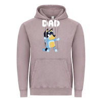 Vintage Zinc Bluey Dad Vintage Hoodie - linhVisuals