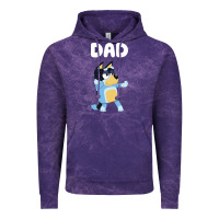 Cloud Purple Bluey Dad Vintage Hoodie - linhVisuals