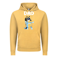Vintage Mustard Bluey Dad Vintage Hoodie - linhVisuals