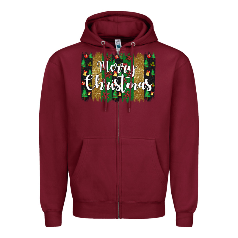 Merry Christmas Zipper Hoodie by JahusDesignShop | Teevron