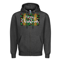 Charcoal Heather merry christmas Zipper Hoodie - JahusDesignShop