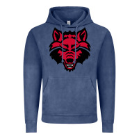 Vintage Denim DEVIL - RED WOLVES FOOTBALL SOCCER STATE MEN Vintage Hoodie - linhVisuals