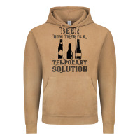Vintage Camel womens funny beer now there's a temporary solution drinking design v n Vintage Hoodie - linhVisuals