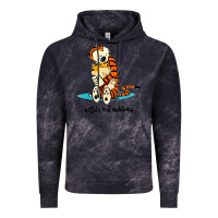 Cloud Black newcalvin and hobbes [tyellow] Vintage Hoodie - linhVisuals