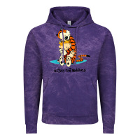 Cloud Purple newcalvin and hobbes [tyellow] Vintage Hoodie - linhVisuals