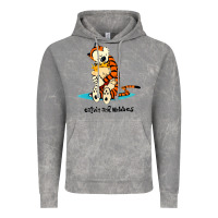 Cloud Rock newcalvin and hobbes [tyellow] Vintage Hoodie - linhVisuals