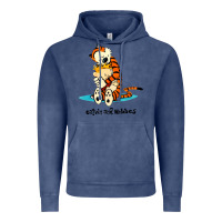 Vintage Denim newcalvin and hobbes [tyellow] Vintage Hoodie - linhVisuals
