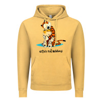 Vintage Mustard newcalvin and hobbes [tyellow] Vintage Hoodie - linhVisuals