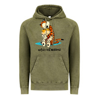Vintage Olive newcalvin and hobbes [tyellow] Vintage Hoodie - linhVisuals