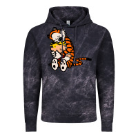 Cloud Black newcalvin and hobbes 04 Vintage Hoodie - linhVisuals