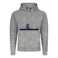 Cloud Rock newcalvin and hobbes night star tardis Vintage Hoodie - linhVisuals