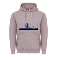 Vintage Zinc newcalvin and hobbes night star tardis Vintage Hoodie - linhVisuals