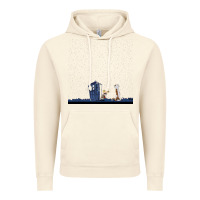 Vintage Artic newcalvin and hobbes night star tardis Vintage Hoodie - linhVisuals