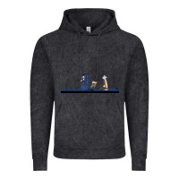 Vintage Black newcalvin and hobbes night star tardis Vintage Hoodie - linhVisuals