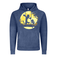 Vintage Denim newcalvin and hobbes no worries Vintage Hoodie - linhVisuals