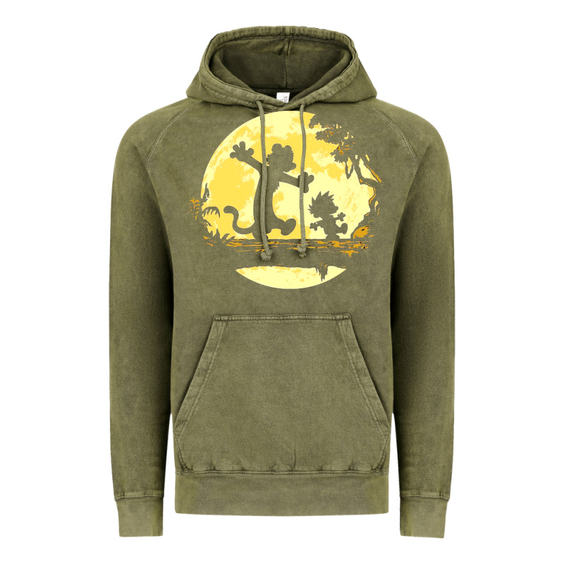Newcalvin And Hobbes No Worries Vintage Hoodie by linhVisuals | Teevron