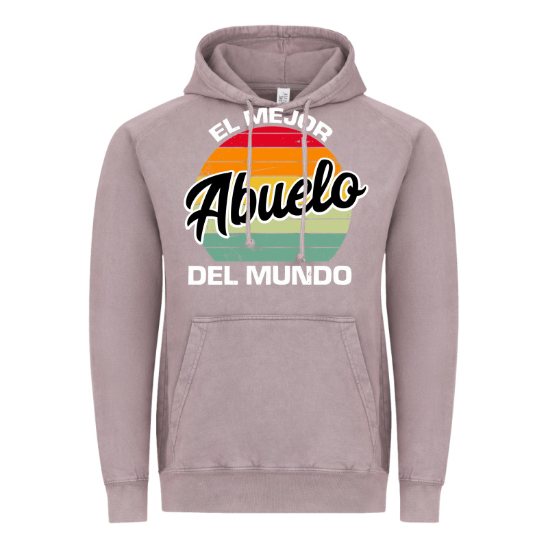 El Mejor Abuelo Del Mundo Grandfather Sweatshirt Vintage Hoodie by linhVisuals | Teevron