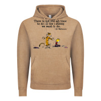 Vintage Coffee newcalvin and hobbes quote 10 Vintage Hoodie - linhVisuals