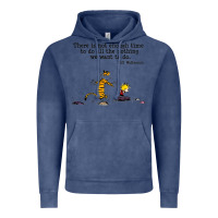 Vintage Denim newcalvin and hobbes quote 10 Vintage Hoodie - linhVisuals