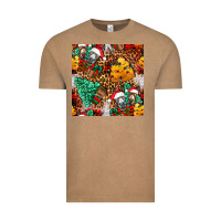 Vintage Coffee christmas donkeys Vintage Tee - FaDigitalArtStudio