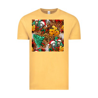 Vintage Mustard christmas donkeys Vintage Tee - FaDigitalArtStudio