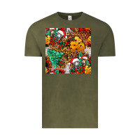 Vintage Olive christmas donkeys Vintage Tee - FaDigitalArtStudio