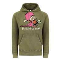 Vintage Olive newcalvin and hobbes stupendous man Vintage Hoodie - linhVisuals