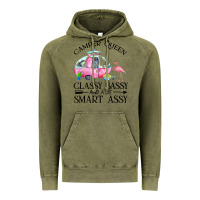 Vintage Olive newcamper queen classy sassy and a bit smart assy Vintage Hoodie - linhVisuals